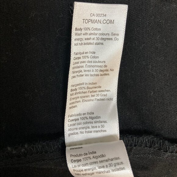 Mens Topman Black Cotton Vest XS NWT with 4 Pockets and Back Pouch - Picture 5 of 5